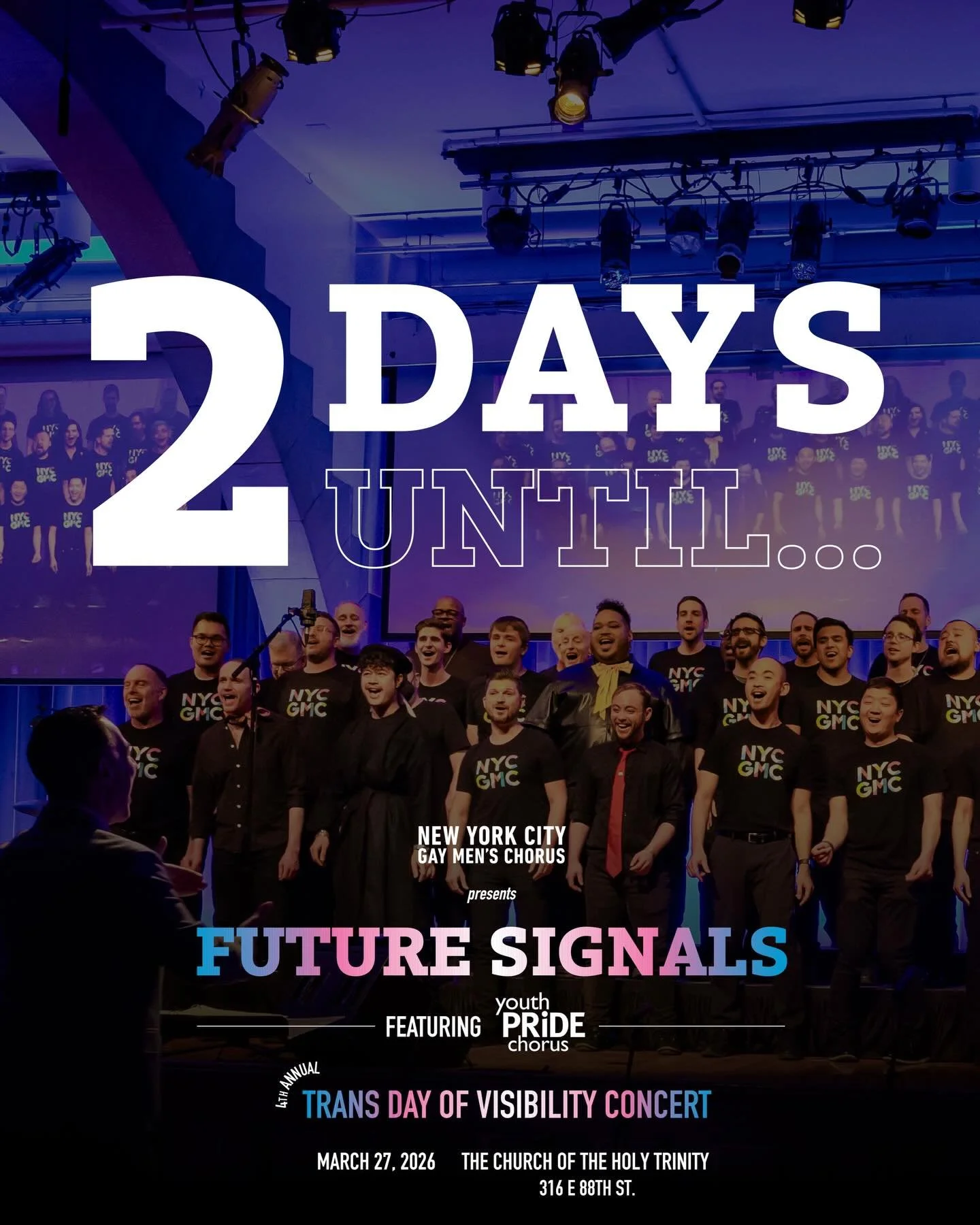 Two days.

Future Signals is almost here.

This concert is about visibility, solidarity, and the power of showing up for one another. We&rsquo;re honored to share it with you.

March 27. See you there.
