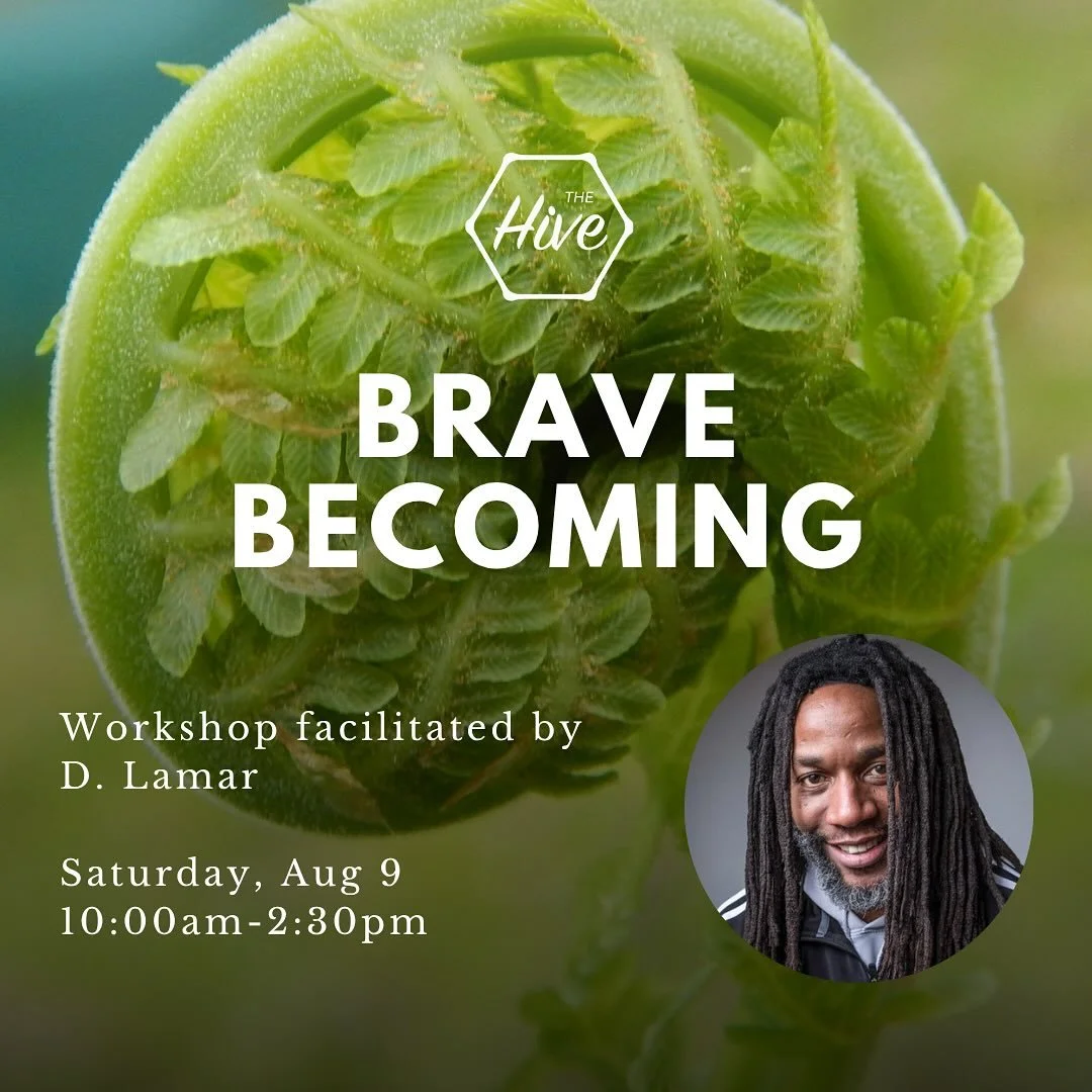🐝 D. Lamar&rsquo;s workshop is next Saturday @cincyhive. 

Join D&mdash;Hive Core Faculty, speaker, and coach&mdash;for this inspiring journey of storytelling, somatics, and reflection. 

Explore your inner rhythm, reconnect with your truth, and beg