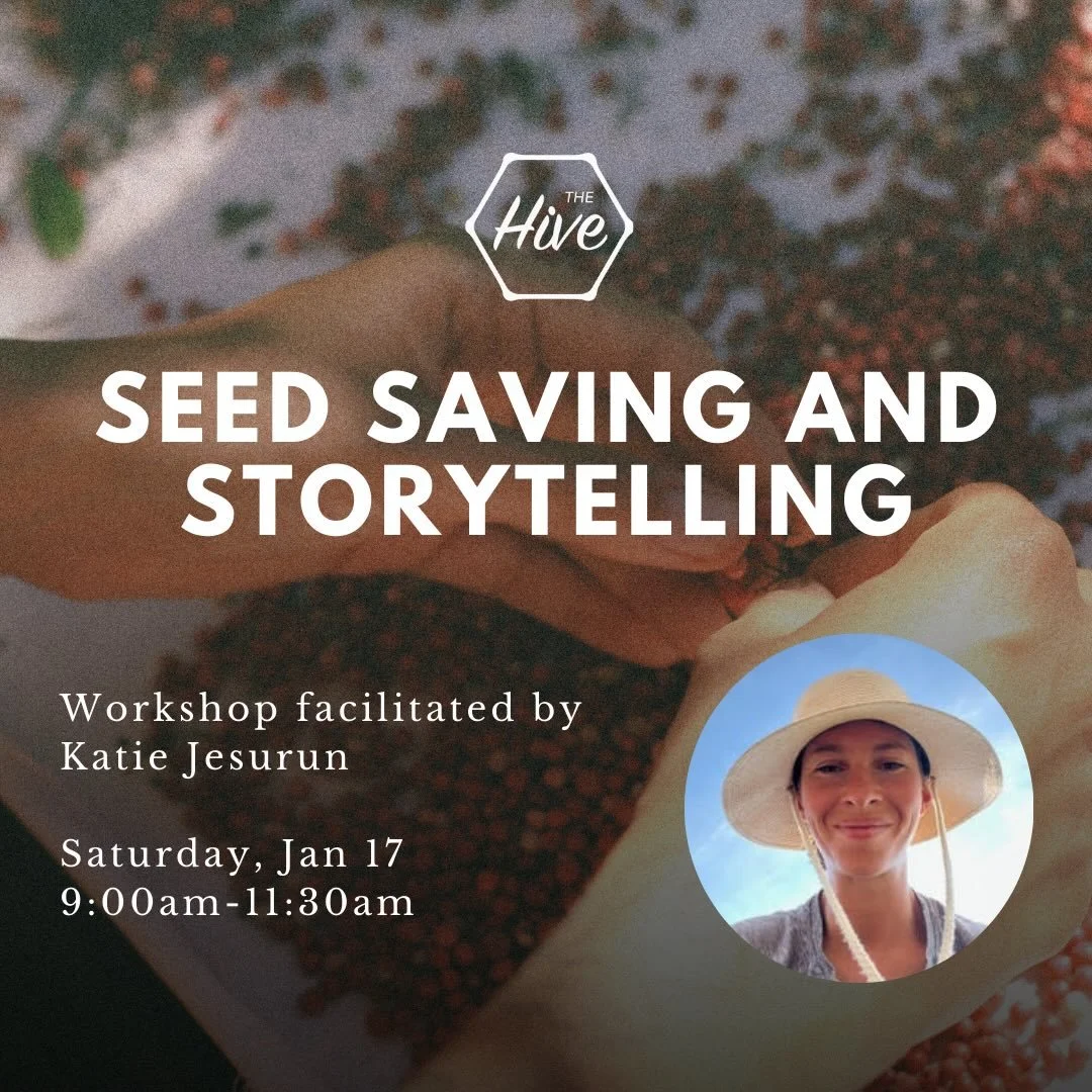 🌱Every seed carries a memory&mdash;of land, of care, of possibility.

📅 Saturday, January 17, join farmer, seed saver, and chef Katie Jesurun for a hands-on workshop exploring the stories seeds carry and how they mirror our own.

✨ Seeds provided +