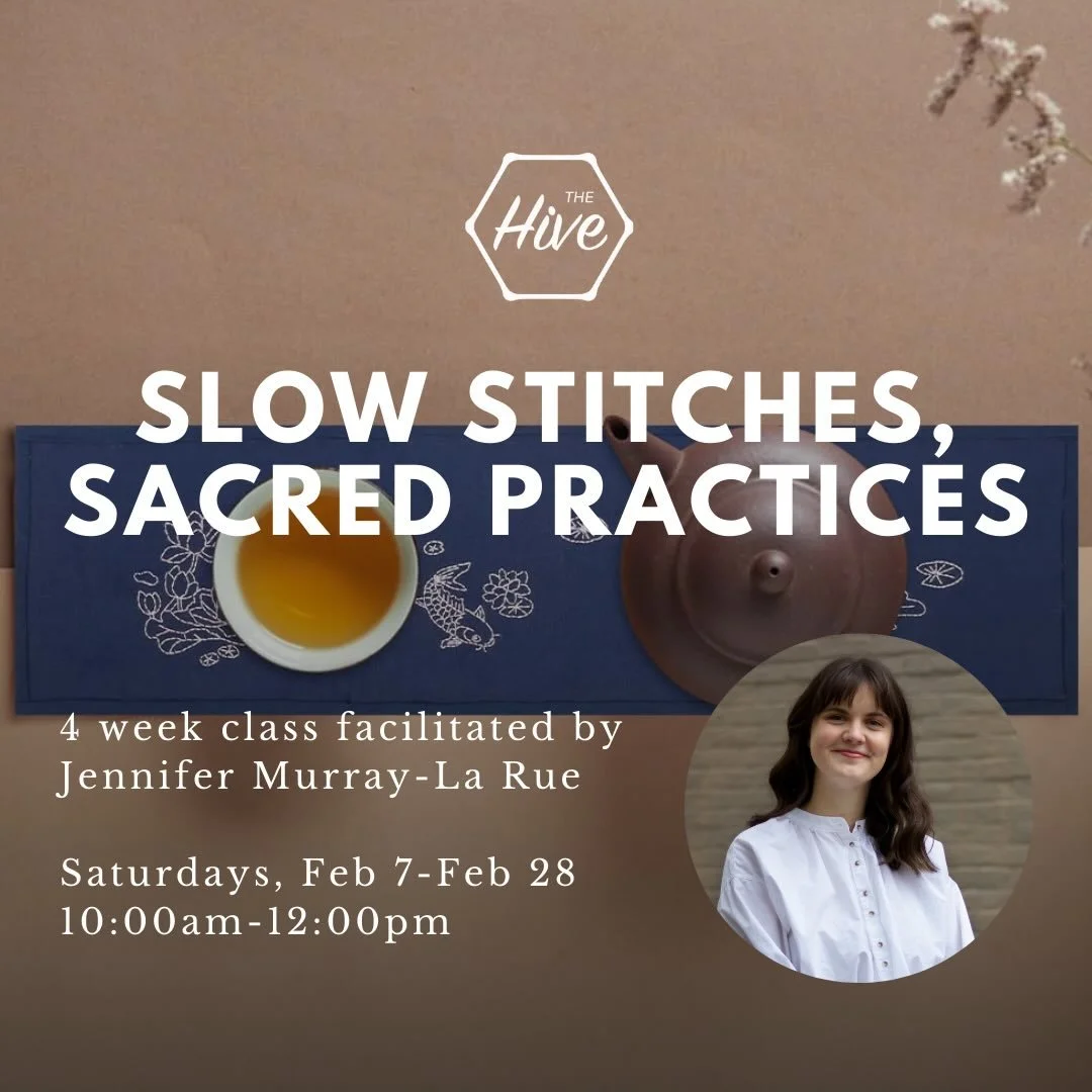 🪡 Four Saturdays. One handmade mat.

Join @jmurr12, a fashion design graduate with years of experience teaching natural dyeing and mending. Through this series, discover how needle, thread, and intention become a practice of care.

You&rsquo;ll crea