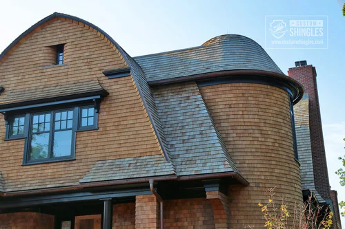 Curved Roof Style Shingles | Contact Us | Custom Shingles | Custom Shingles