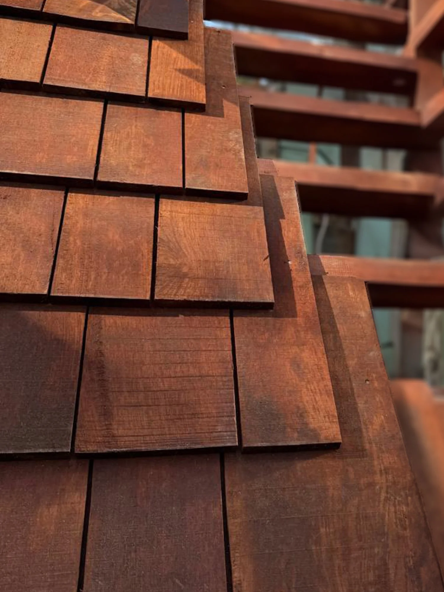 Royalwood™ Wallaba Shingle Being Installed on Africa Project!