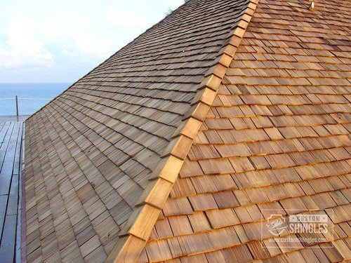 wood shingle roof