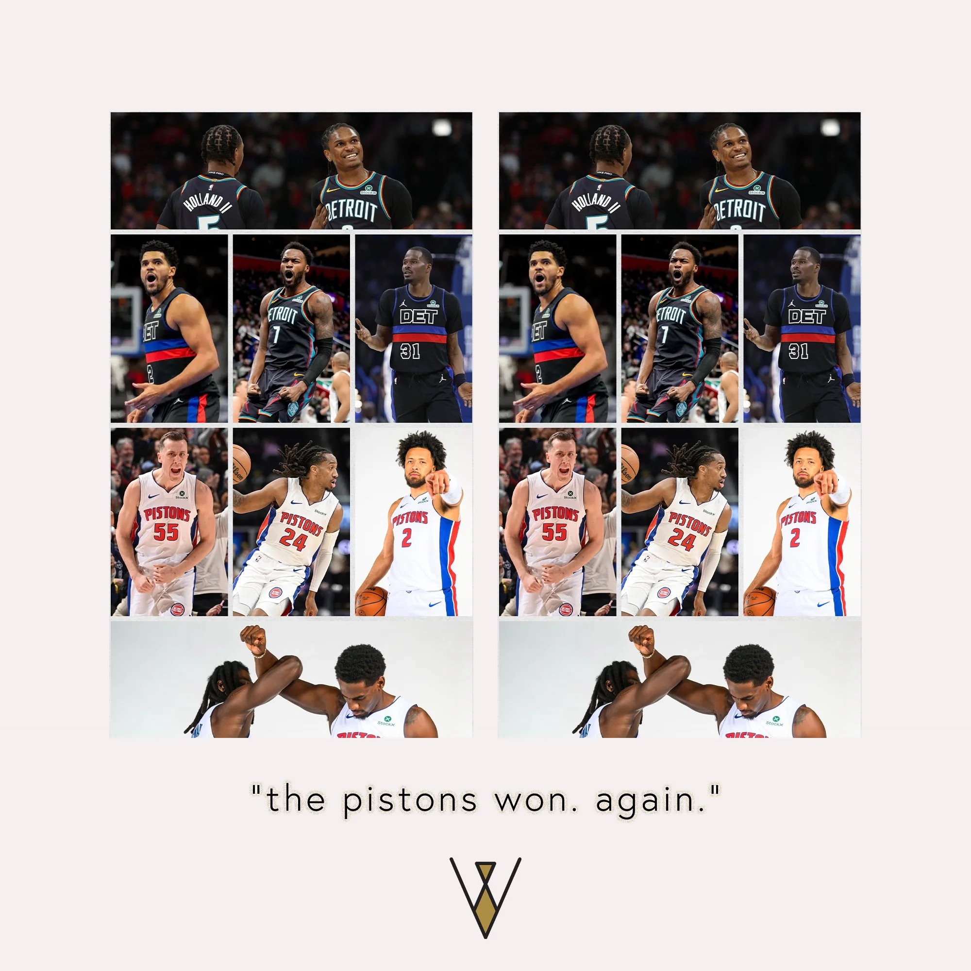 The Pistons Won. Again.