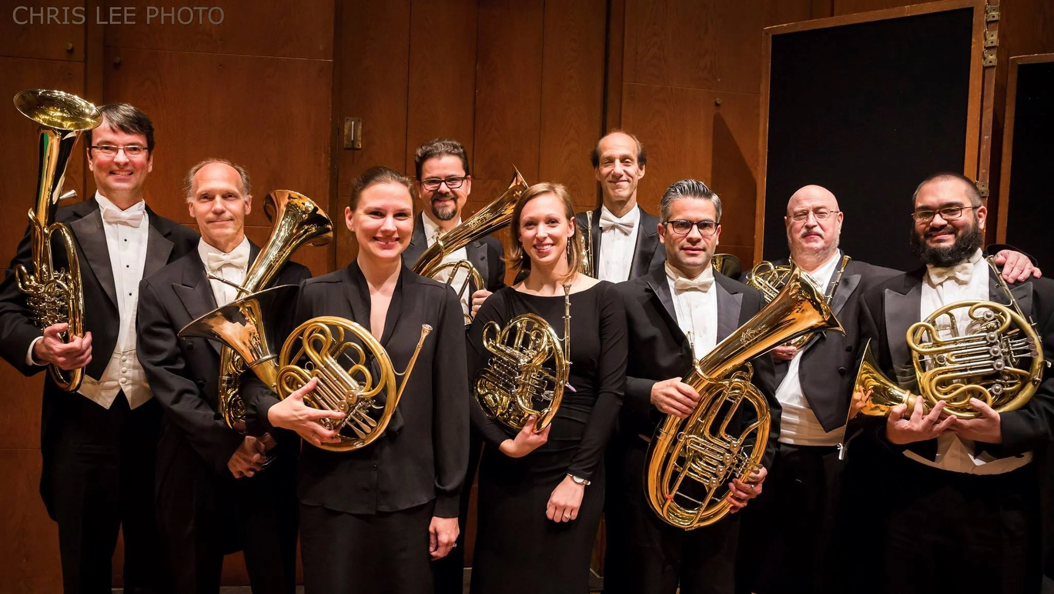 Bruckner Symphony #8 section, Fall 2014. Chris Lee photo.