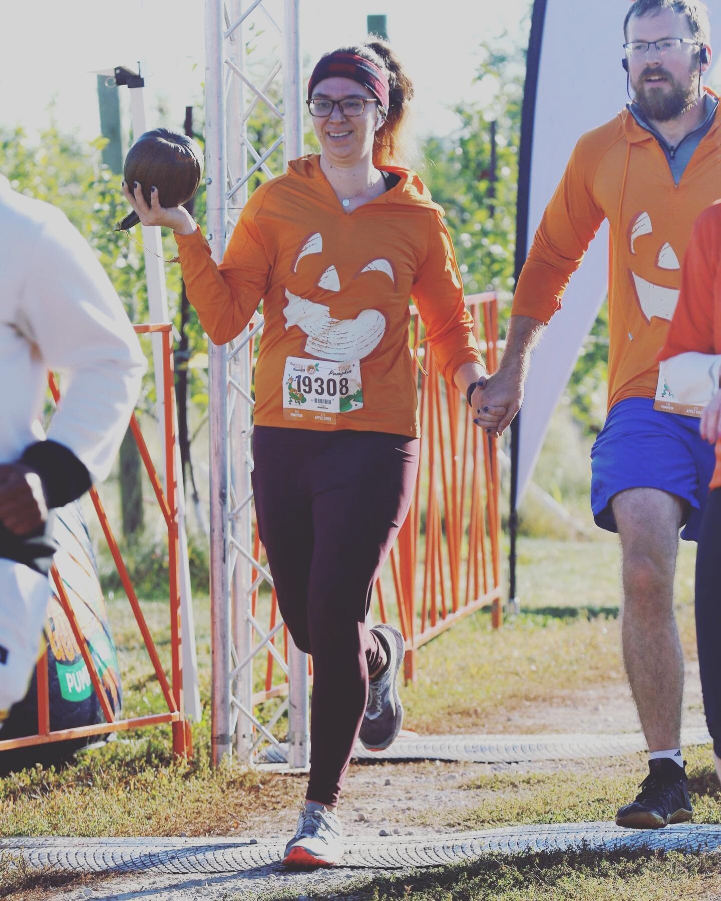 Maybe next year we&rsquo;ll work on our running faces&hellip; maybe not 🤣
#lol #gourdyspumpkinrun2022 #toughpumpkin