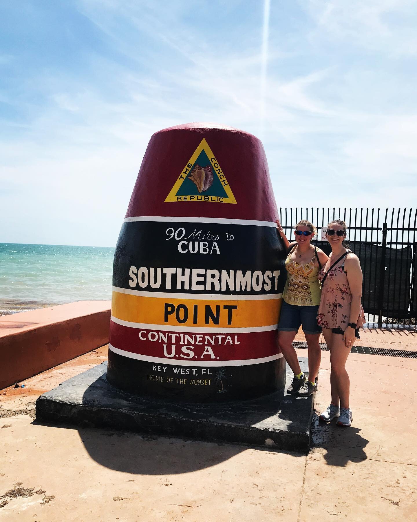 *Actually it&rsquo;s 93 miles&hellip; or so I&rsquo;ve been told 🤣
.
.
.
.
.
#southernmostpoint #floridakeys #beachvacation