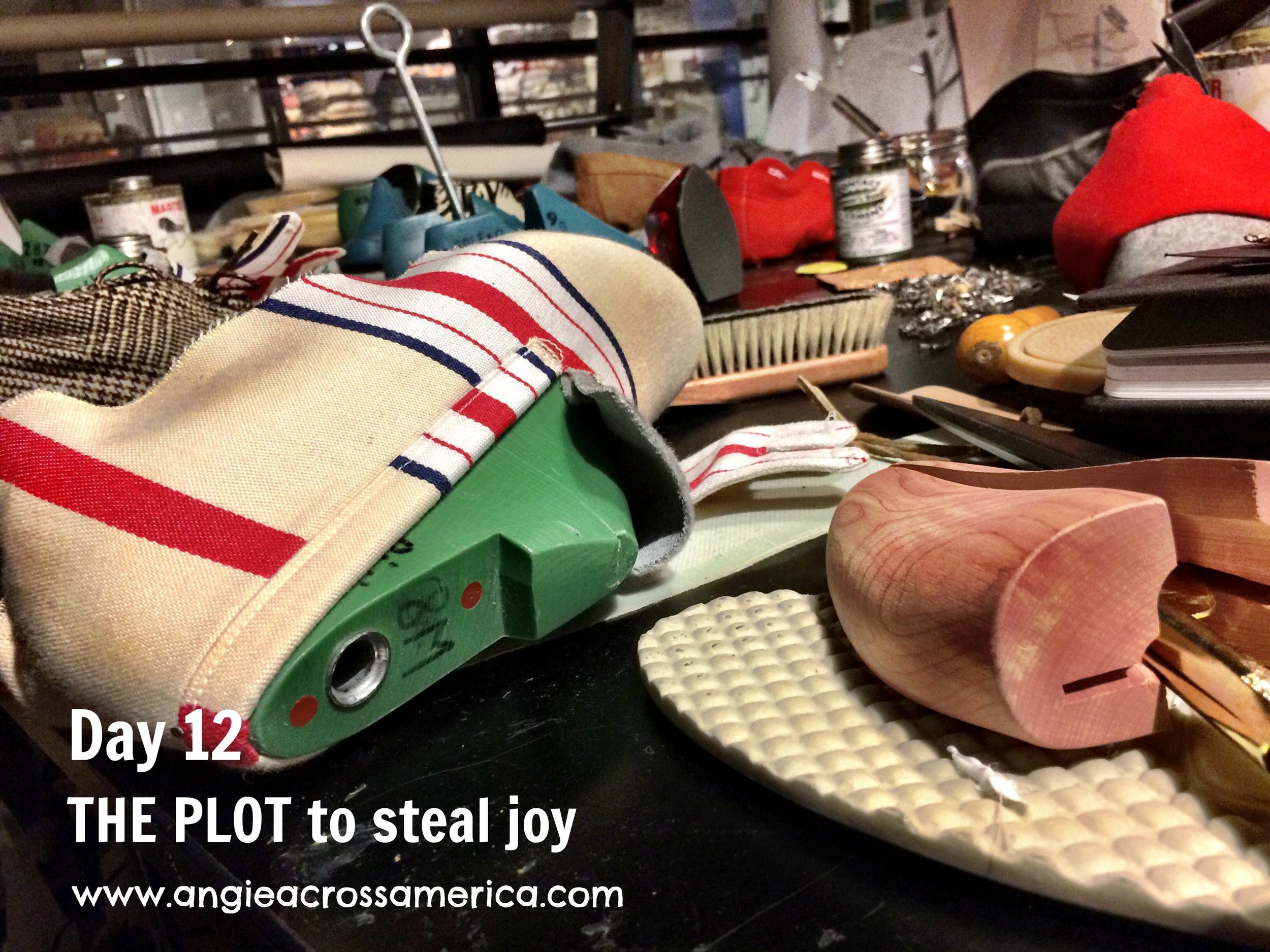 Benjamin's Shoes is located at 1104 R St, #130, Sacramento, CA 95811. His shop, amongst others, are located in the WAL , Sacramento. WAL = Warehouse Artist Lofts. In short, it's a gathering place for artists to create their craft and live in. It's a fabulous community right there in midtown Sacramento.