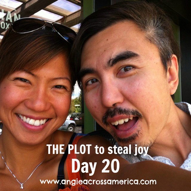 Picture of us taken five years ago in 2012 when we first moved to California in wide-eye wonder. Now we’re often teary-eyed. We’ve hopeful still that we would resume our wide-eye wonder and joy in time to come.