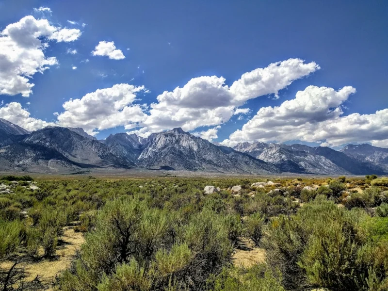 The Sierra Nevada mountains in California is home to 13 of 15 mountains above 14,000 feet. I took this picture to set the vision before me - to climb all 15 14ers in California. ;)