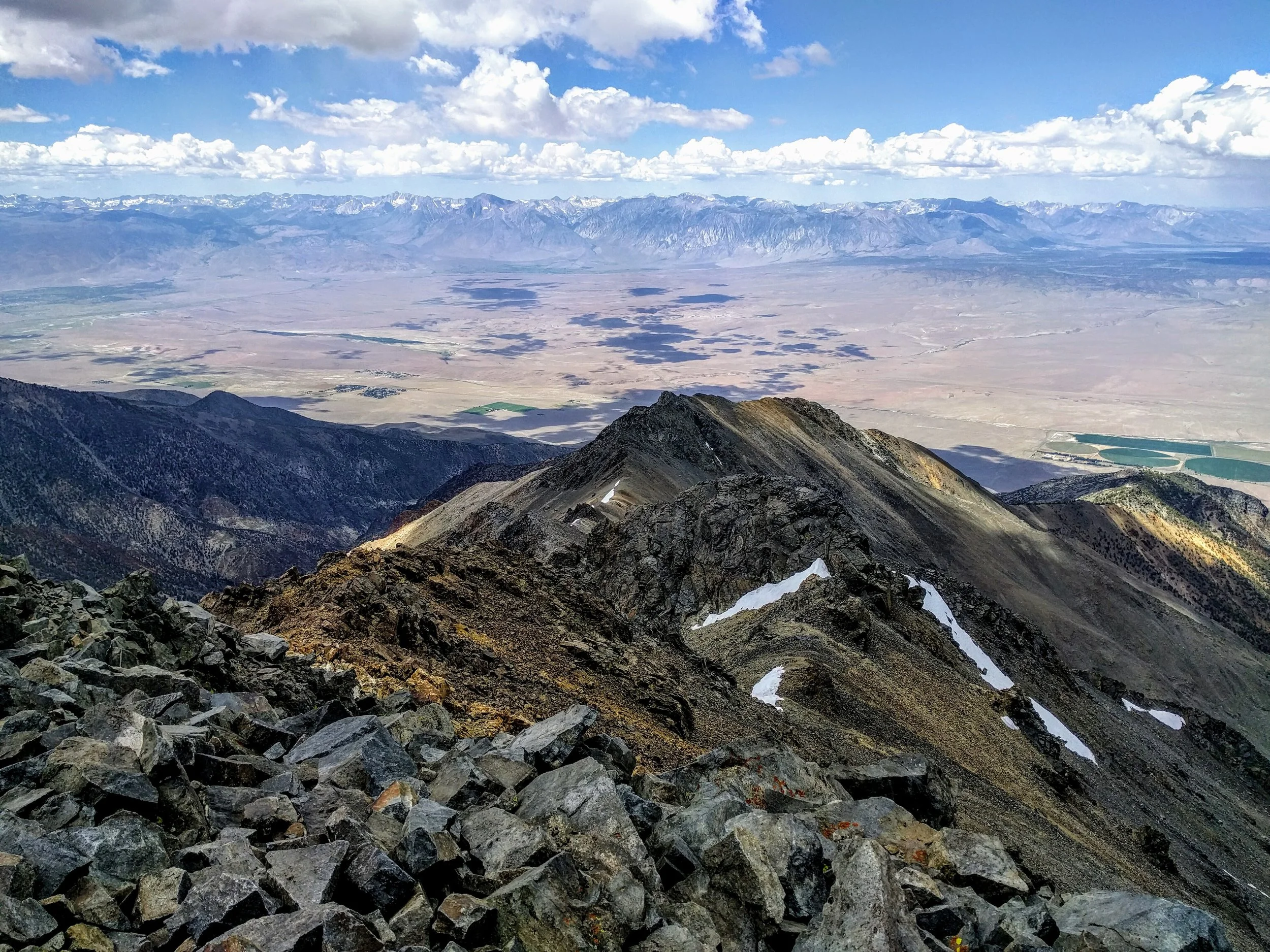 View from the summit of White Mountain (14,252 feet)