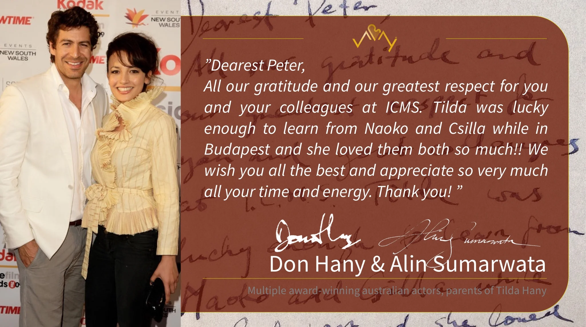 Don Hany & Alin Sumarwata