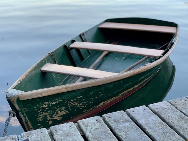 Skiff on Calm Waters