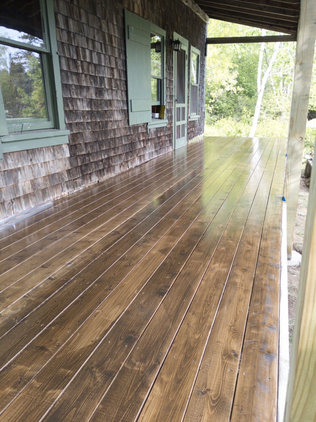 Porch Stained