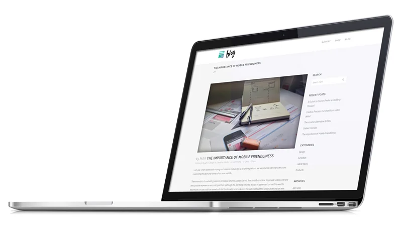 Web design for Inspired Surfaces