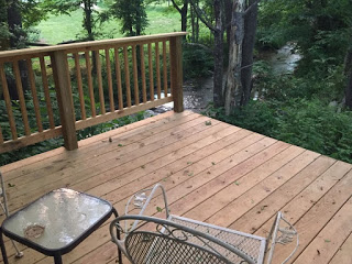 back deck over creek