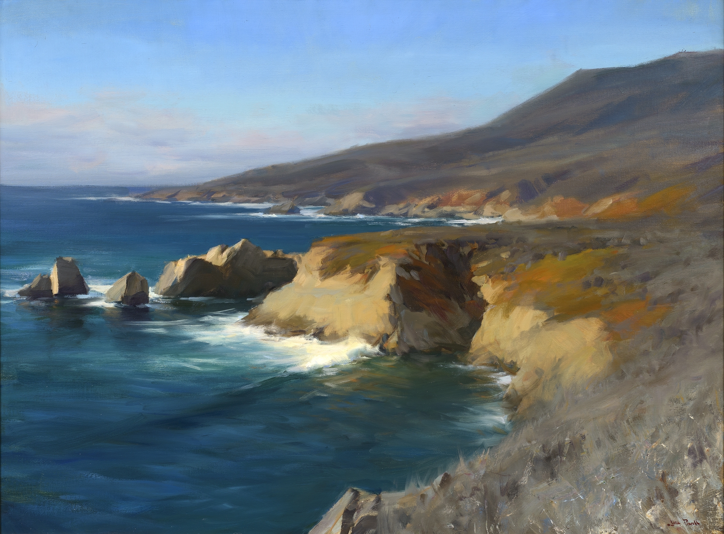  Garrapata, Northern California Coast &nbsp; &nbsp; &nbsp; &nbsp; &nbsp; &nbsp; &nbsp; &nbsp; 30x40 inches &nbsp; SOLD  