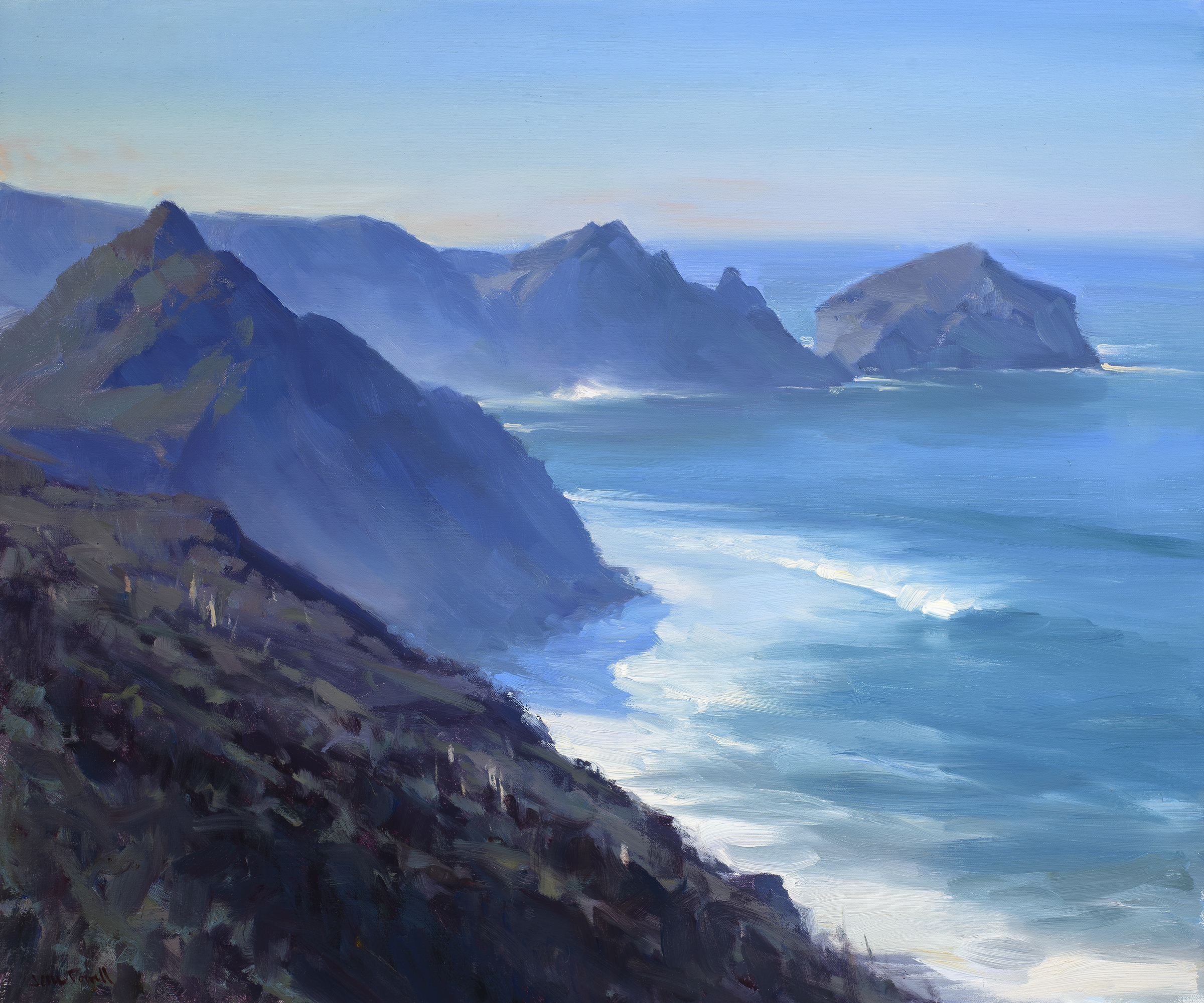  BIG SUR &nbsp; &nbsp; &nbsp; &nbsp; &nbsp; &nbsp; &nbsp; &nbsp; 20x24 inches, oil on linen &nbsp; SOLD   