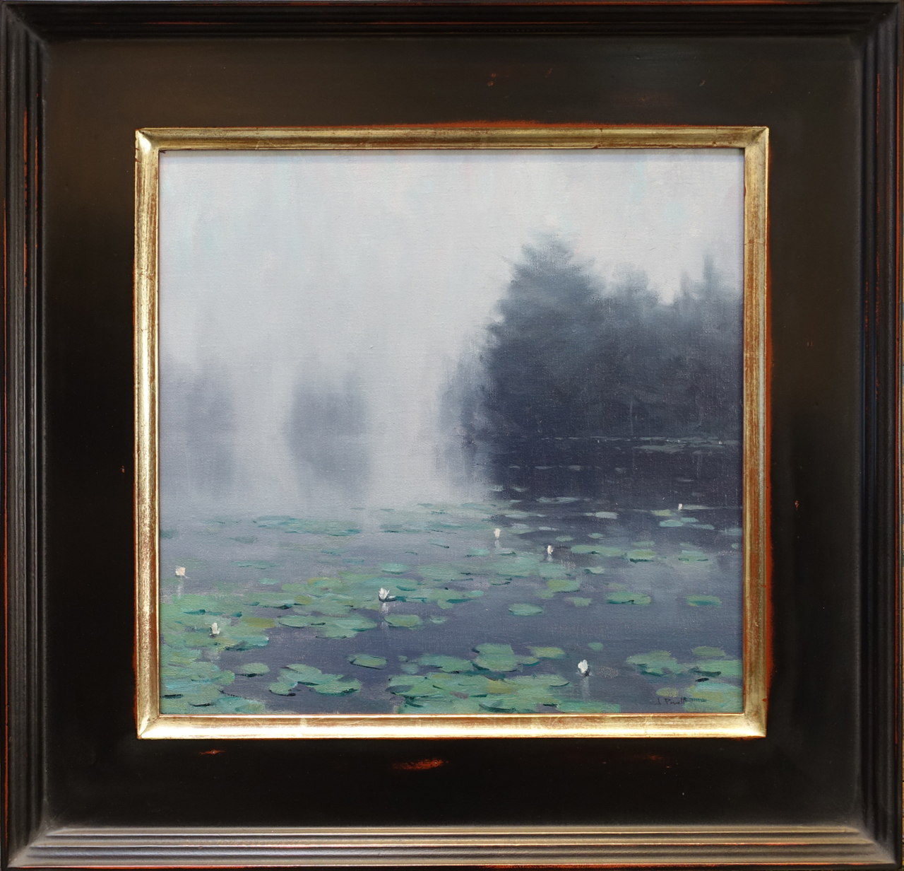 fog and lily pads16x16.jpg