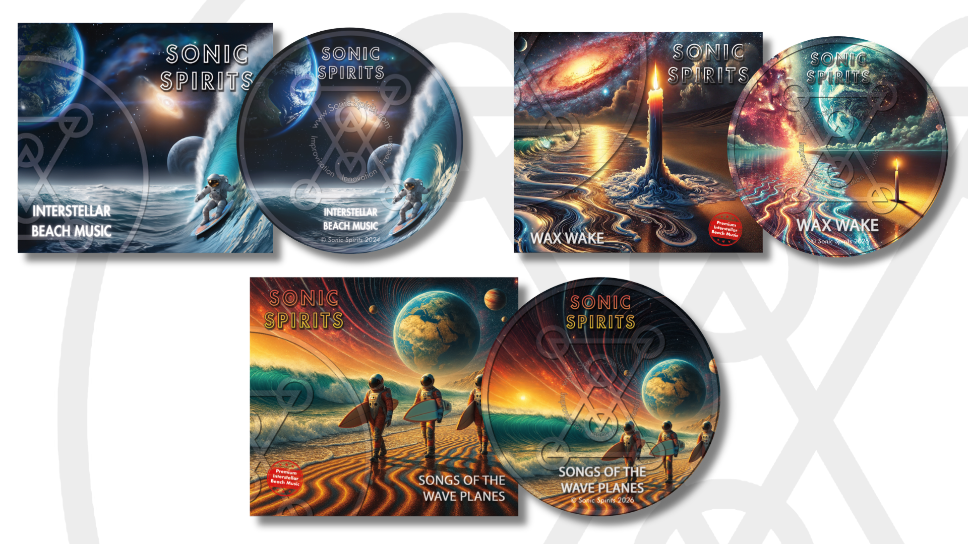 Sonic Spirits Album Trio.png