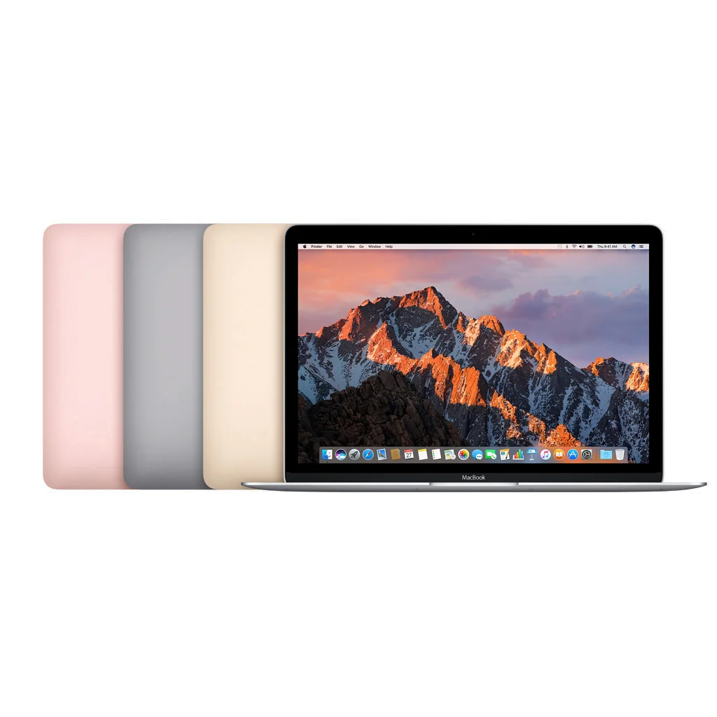 Macbook (12") ❒ Core m3 1.2GHz 256GB - MOP 10,288 ❒ Core i5 1.3GHz 512GB - MOP 12,368 ► 銀色、金色、太空灰、玫瑰金色 ► Silver, Gold, Space Grey, Rose Gold