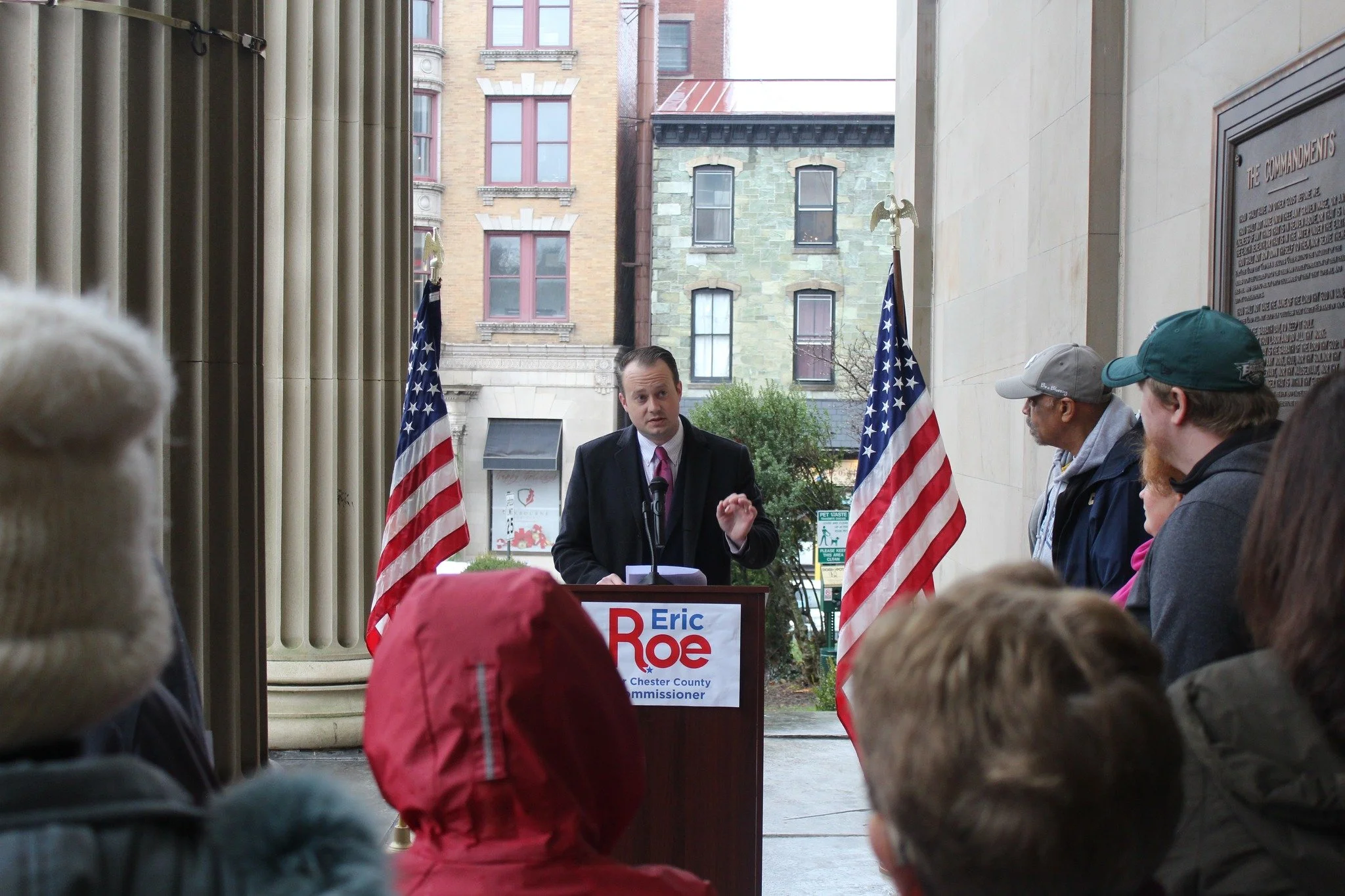 Roe Campaign Announcement.JPG