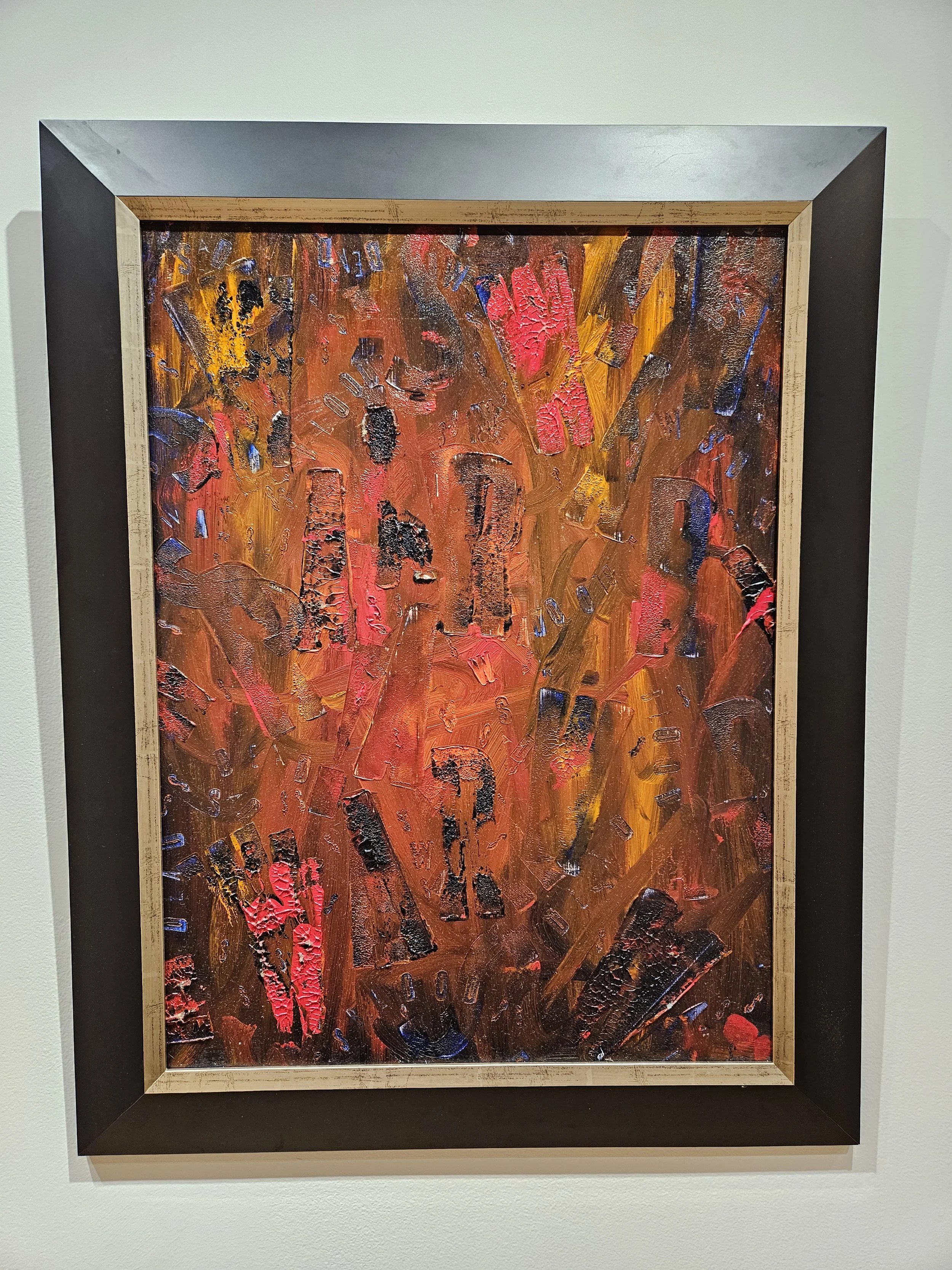   War  by Steve Penner  2004  Oil on wood panel  24” x 18” 