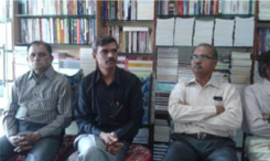 Meeting in the Christian Book store ministry run by CMA