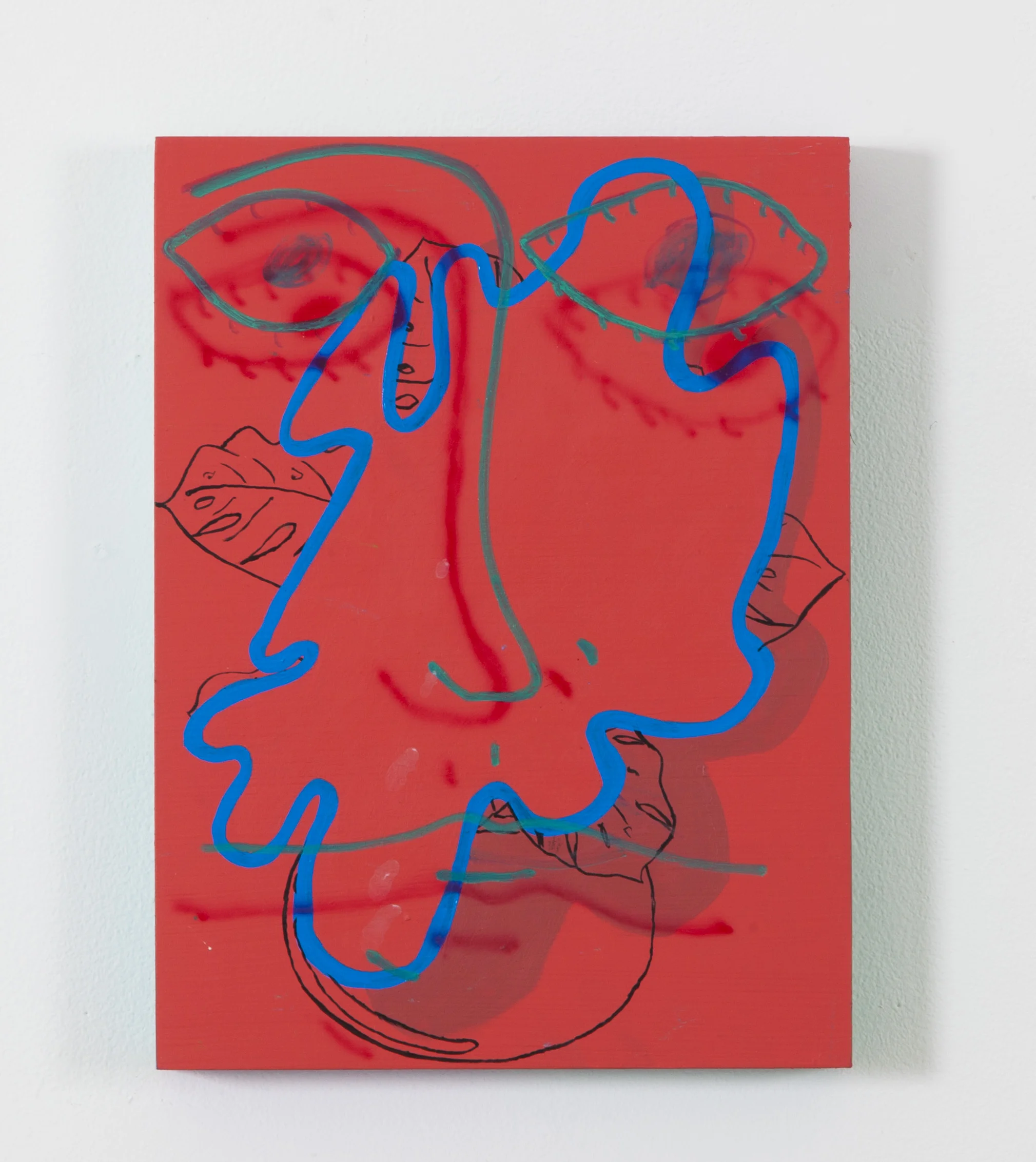 “Jungle Boogie,” acrylic on panel, 10 x 8 inches, 2017