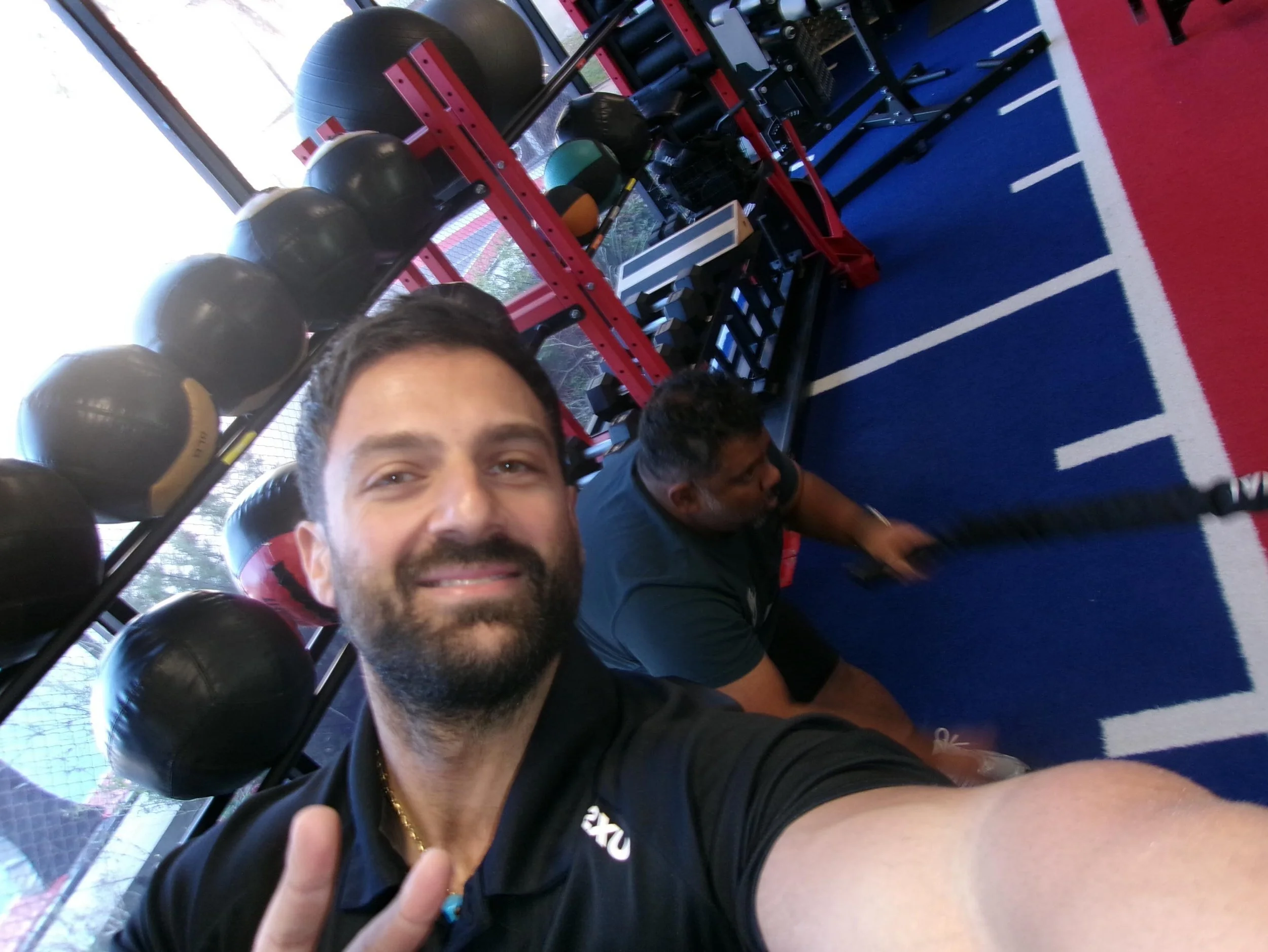 Friday Flicks Hallelujah 🌟 📸 

1. Val bullying Asanka (as usual) 🥲 
2. Zach&rsquo;s wins the coolest shoe check ⚡️ 
3. Hey Michael 👋 
4. Posing Room complete 💪 
5. Told Alli to look normal 😔
6. Cardio hate 🫠

📍 @trainingdaygymscoresby 

#gyms