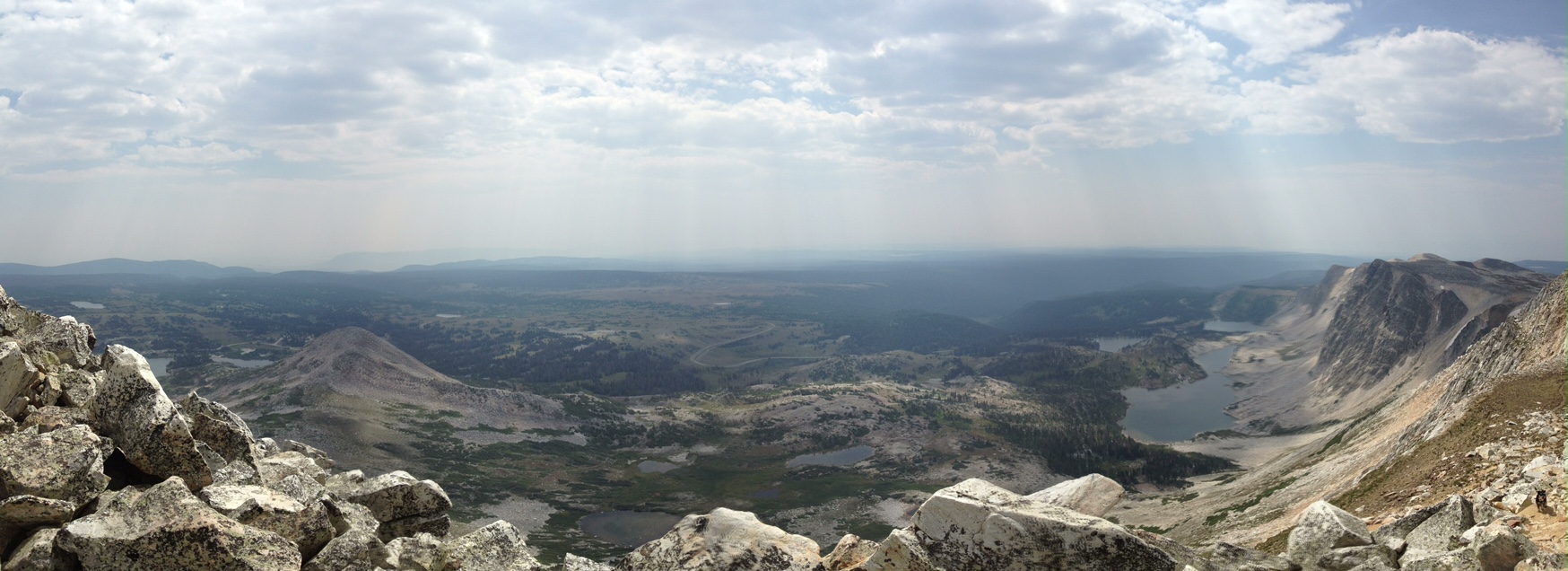 View from the top of the Snowies