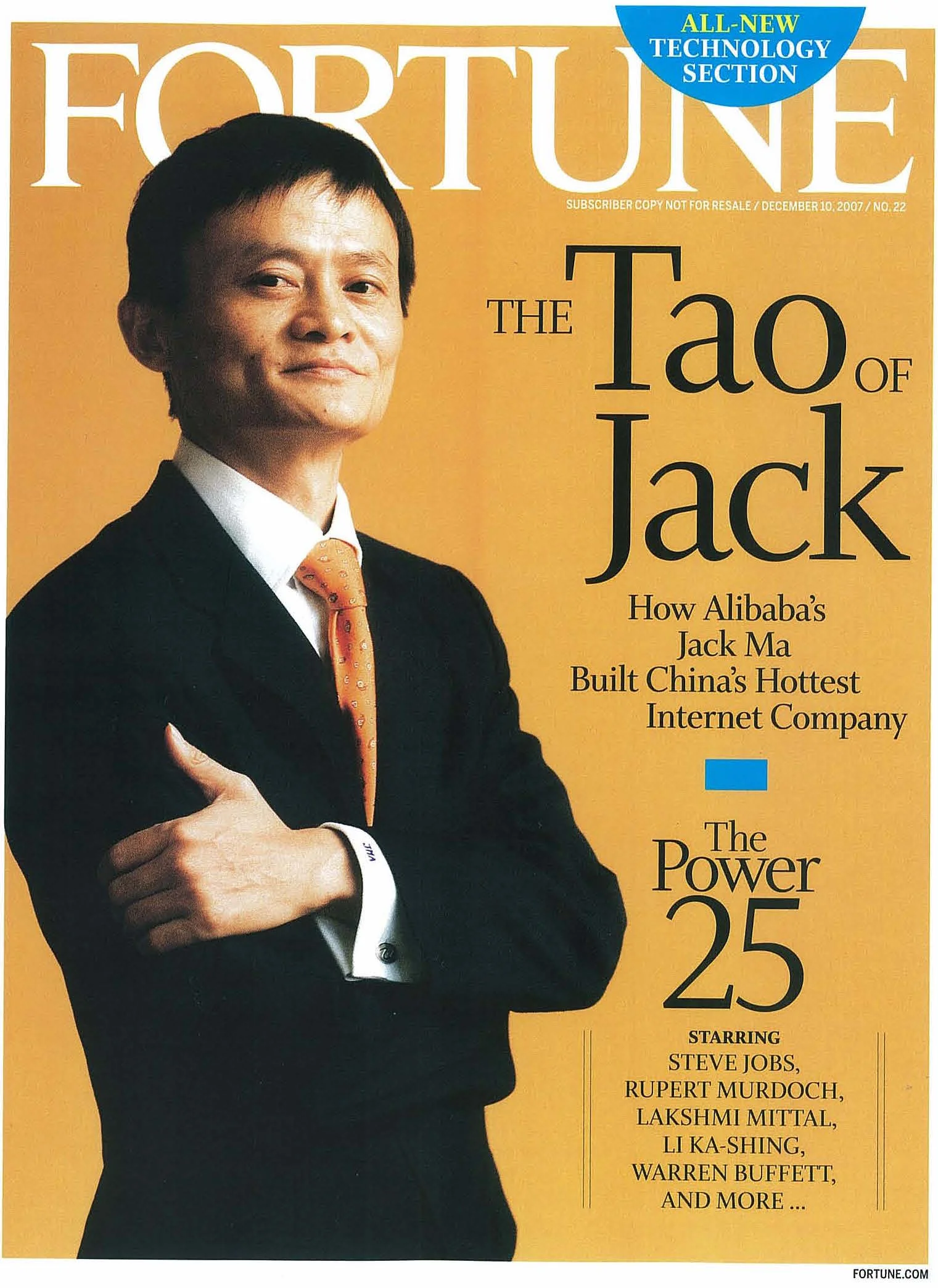 'THE TAO OF JACK' FORTUNE, December 10, 2007