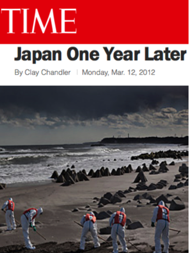 'JAPAN ONE YEAR LATER' TIME, March 12, 2012 
