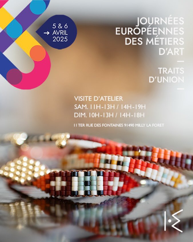 ✨Je suis heureuse de participer au Jema 2025, le week-end du samedi 5 avril au dimanche 6 avril et serai ravie de vous accueillir dans mon atelier au 11 ter rue des fontaines &agrave; Milly la For&ecirc;t. Nous sommes &agrave; 300 m&egrave;tres de la