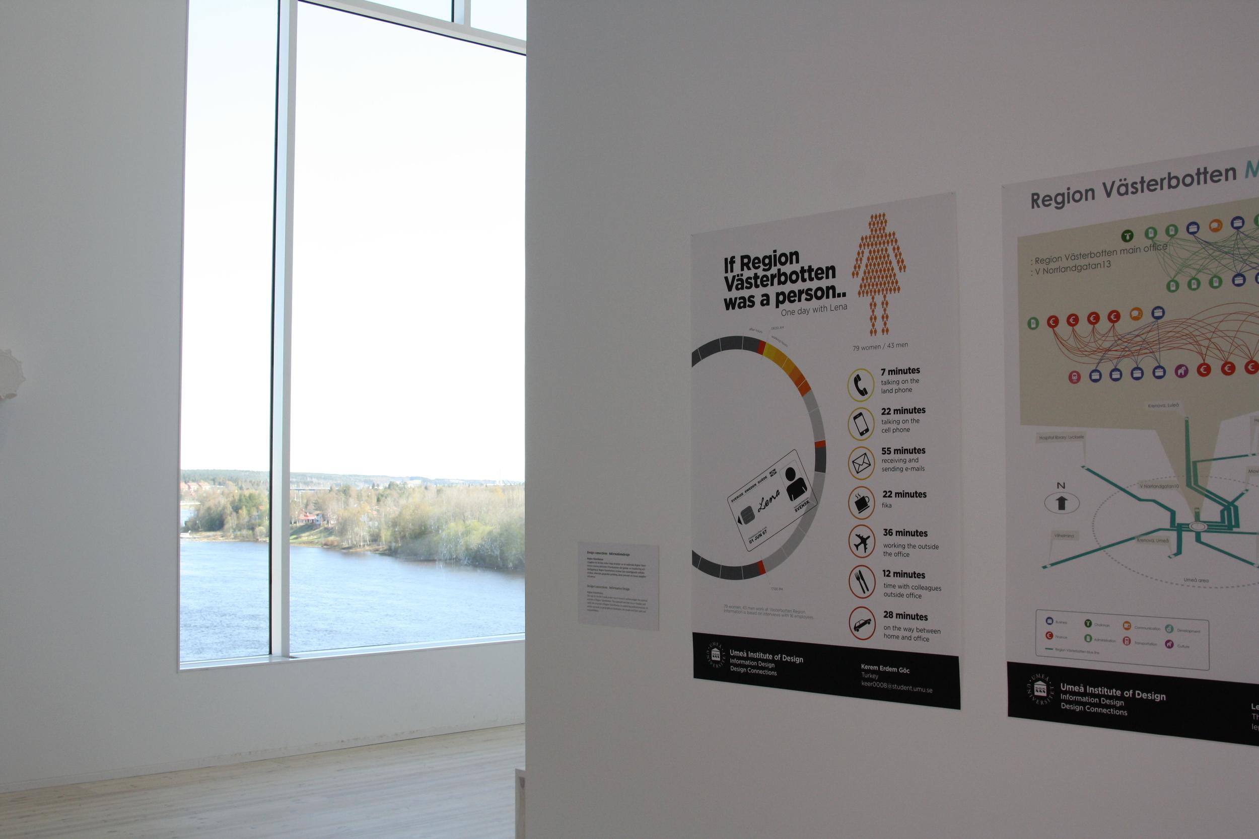 Information design poster in Bildmuseet