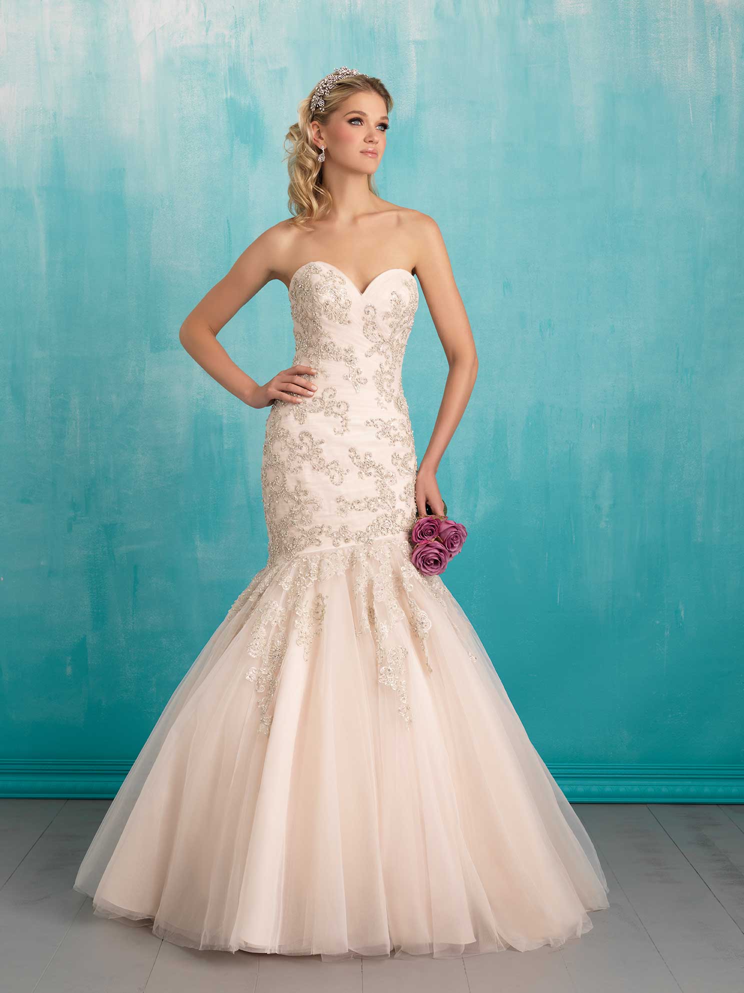 style 9300_ALLURE BRIDALS collection