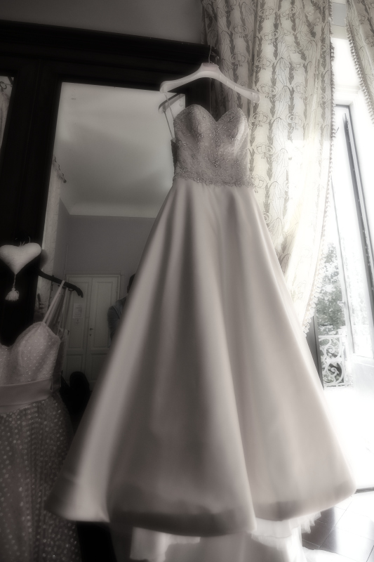 A picture of my wedding dress (picture by Alessandro Mayer)