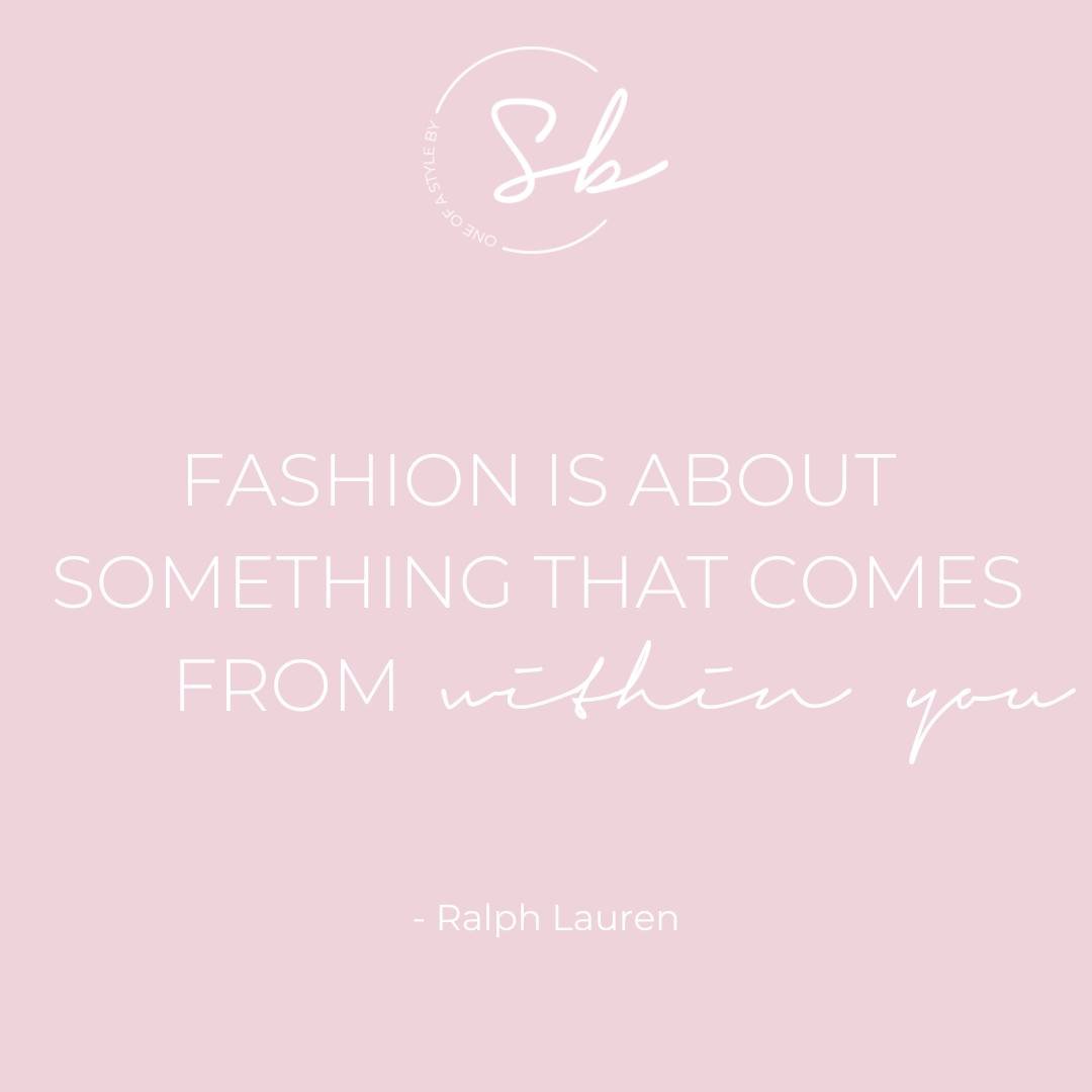 ✨ Discover Your Inner Style ✨

💃This powerful quote resonates deeply with why I chose to become a personal stylist. I believe that true style is not just about following trends but about expressing your authentic self through your wardrobe.

Reminde