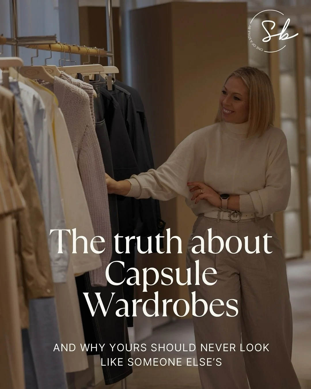 Most people think a capsule wardrobe is a rigid formula: a set number of pieces, mostly basics, in neutral shades.
But in reality, a true capsule works only when it&rsquo;s personalised.

Every woman I work with has a different routine, different rol