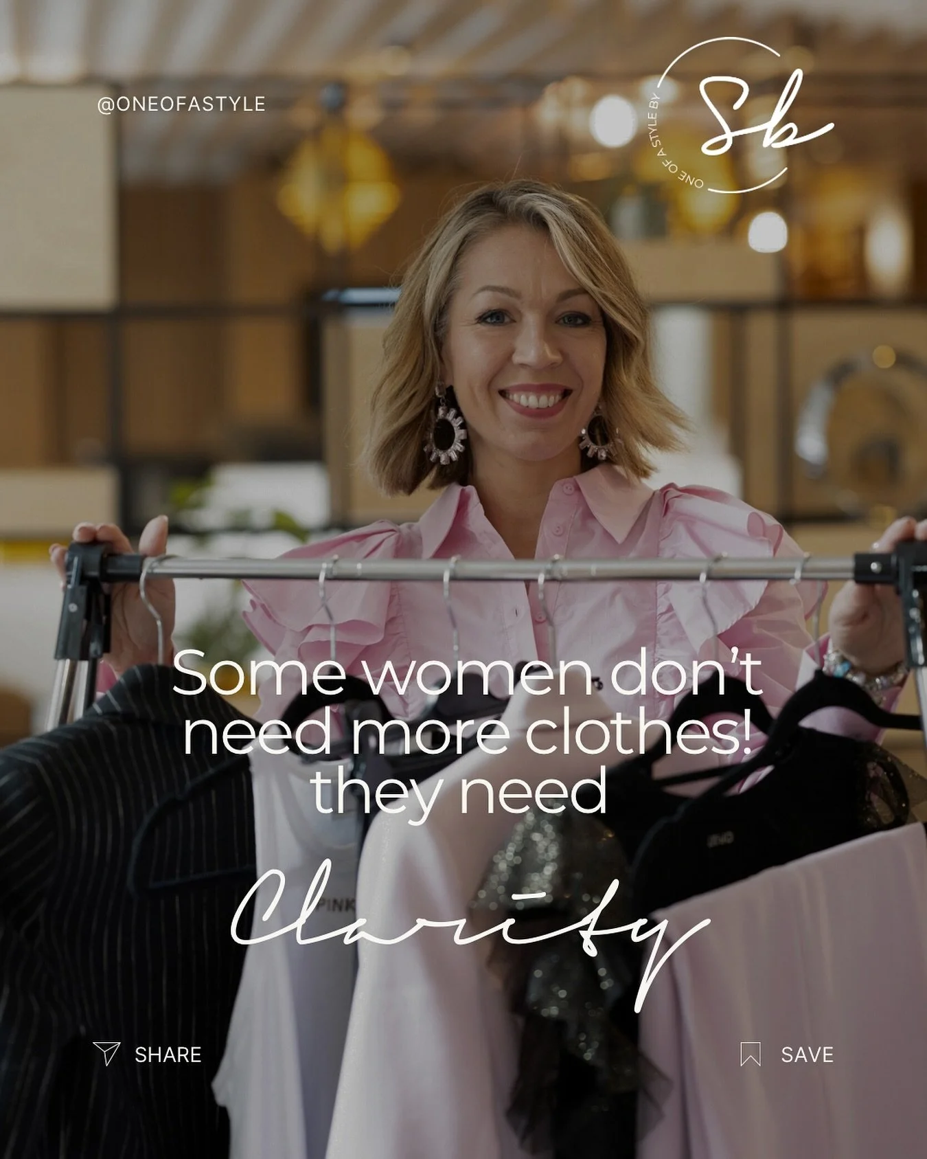 Some women don&rsquo;t need more clothes.
They need clarity.

✅Clarity on what suits them.
✅Clarity on how to dress for their life now &mdash; not 10 years ago.
✅Clarity in front of the wardrobe every morning.

A personal styling gift voucher is thou