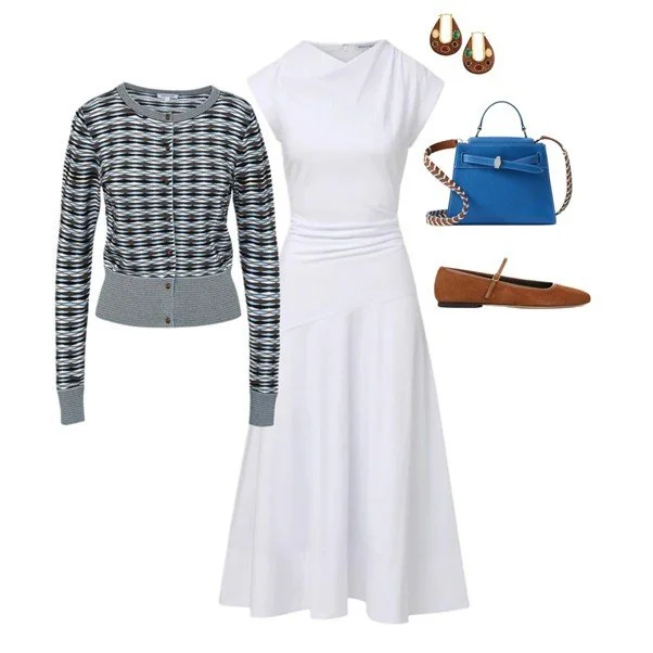 Slip into effortless elegance with a midi dress! 🌸 Perfect for the office or a lunch date, it&rsquo;s the ultimate versatile piece. Pair it with a blazer for meetings or sandals for a casual Friday. 

What&rsquo;s your go-to dress style?

#officeins