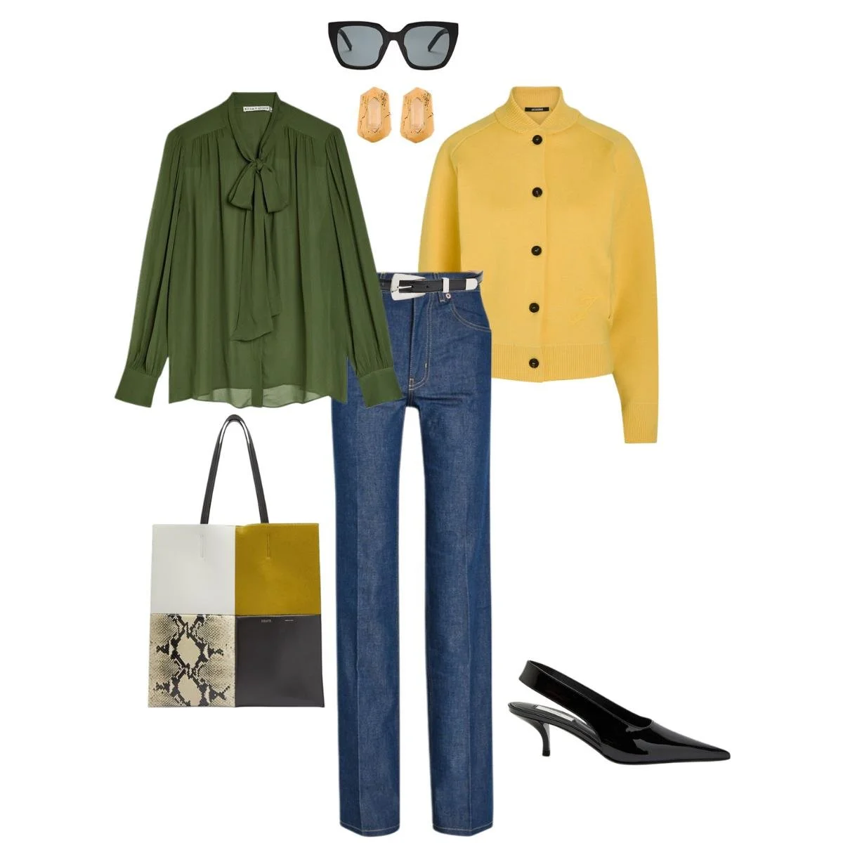 💚 Emerald green: the colour of confidence. Whether it&rsquo;s a leather jacket or a silk blouse, this jewel tone is your secret weapon for standing out (in the best way).
How do you wear yours?
#LondonFashion #JewelTones #CareerWomanStyle #OutfitIns