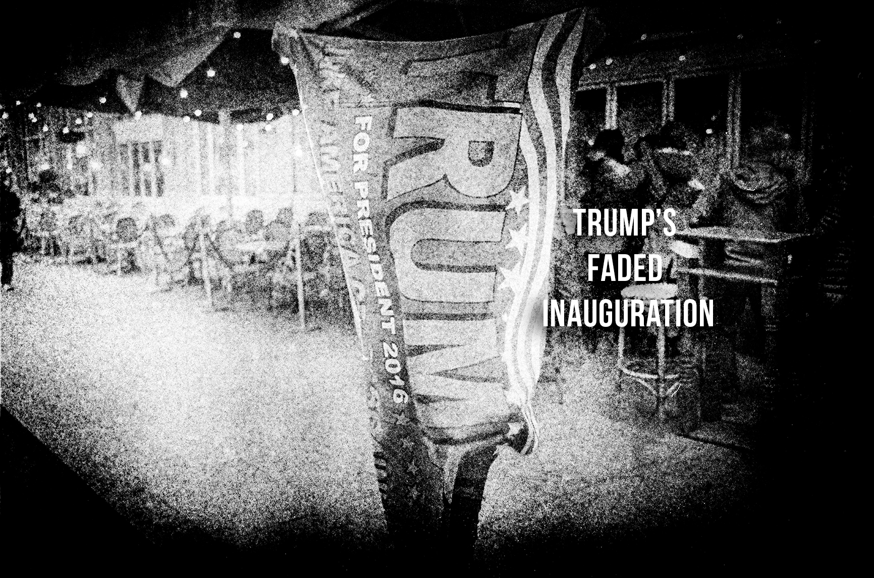 Trumps faded inauguration 