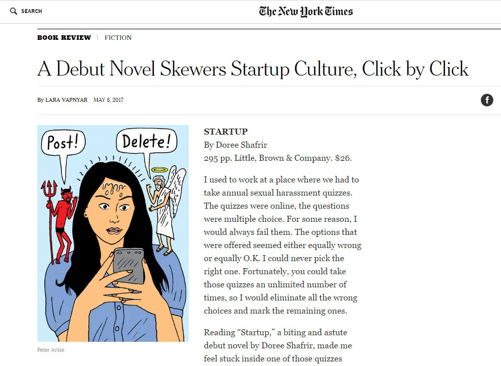 - The New York Times Book Review , May 2017
