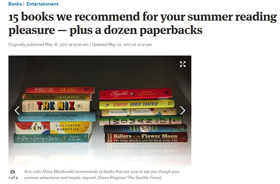 "A beach read — if your beach has wifi — and very contemporary screwball comedy, this is a cheerful satire in which three people in Manhattan’s high-tech community collide." - The Seattle Times , May 2017