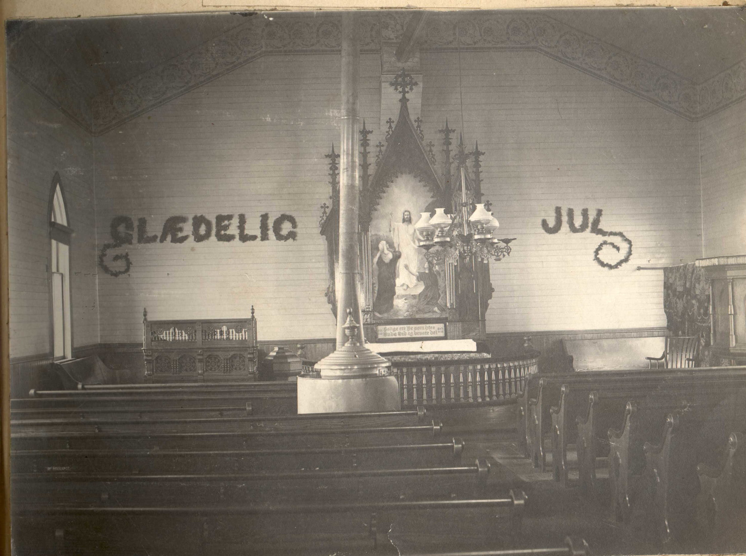 Old Church Interior at Christmas.JPG