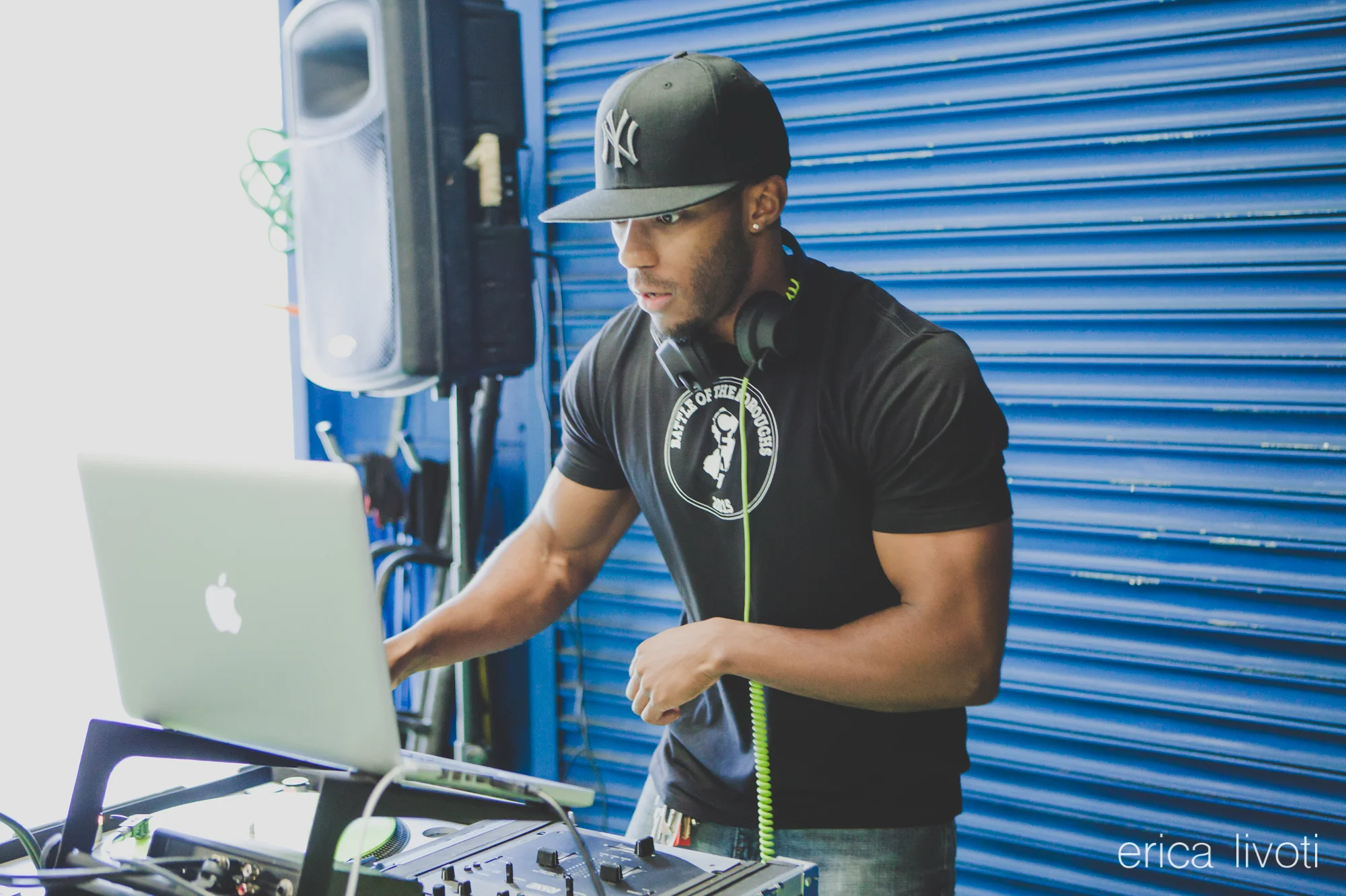 Damien setting the mood during our Battle of the Boroughs event.