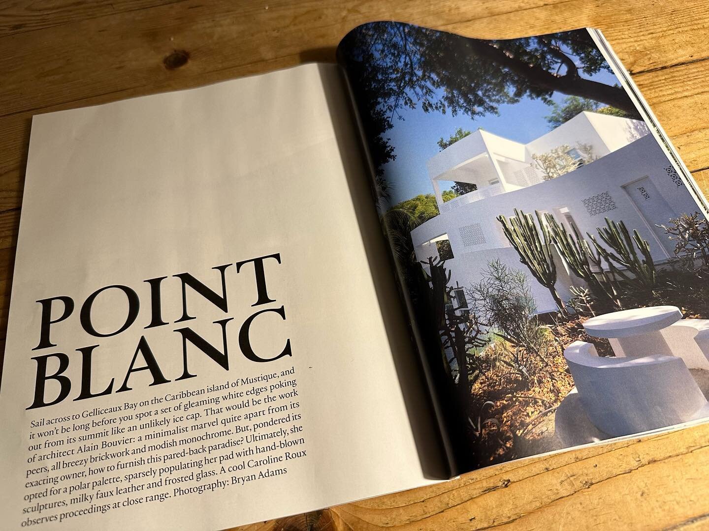 Thrilled to see this feature in the latest issue of World of Interiors. A garden that we planted a few years ago on the fairly arid tropical island of Mustique in the Grenadines. Thanks to Caroline Roux who wrote about the renovation of the existing 