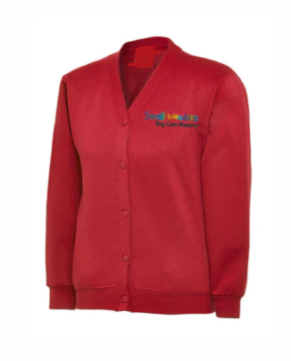 SMALL WONDERS DAY CARE NURSERY CARDIGAN/ SWEATSHIRT