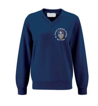 St Anne's Sutton School V-neck jumpers